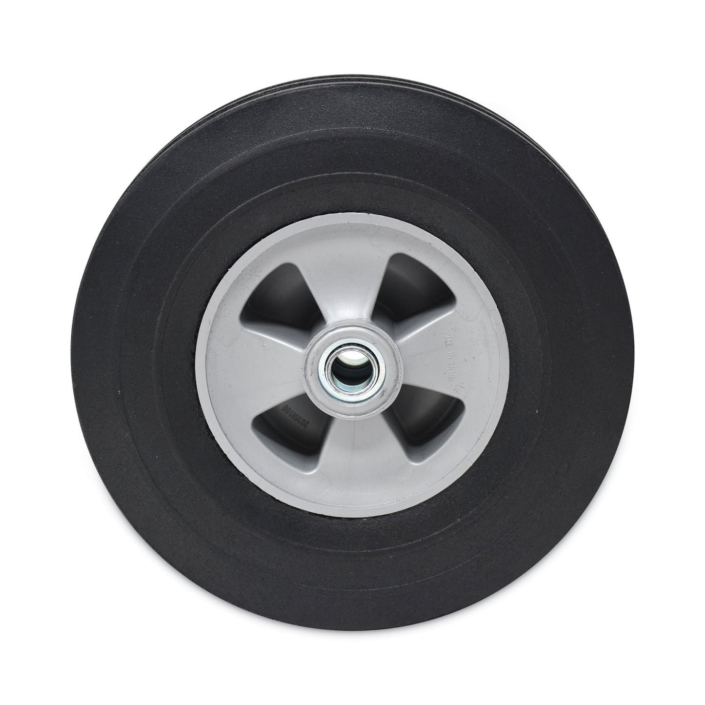Tilt Truck Wheels, 340 lb Weight Capacity (170 lb Per Wheel), 10" Wheel, Black, 2/Set