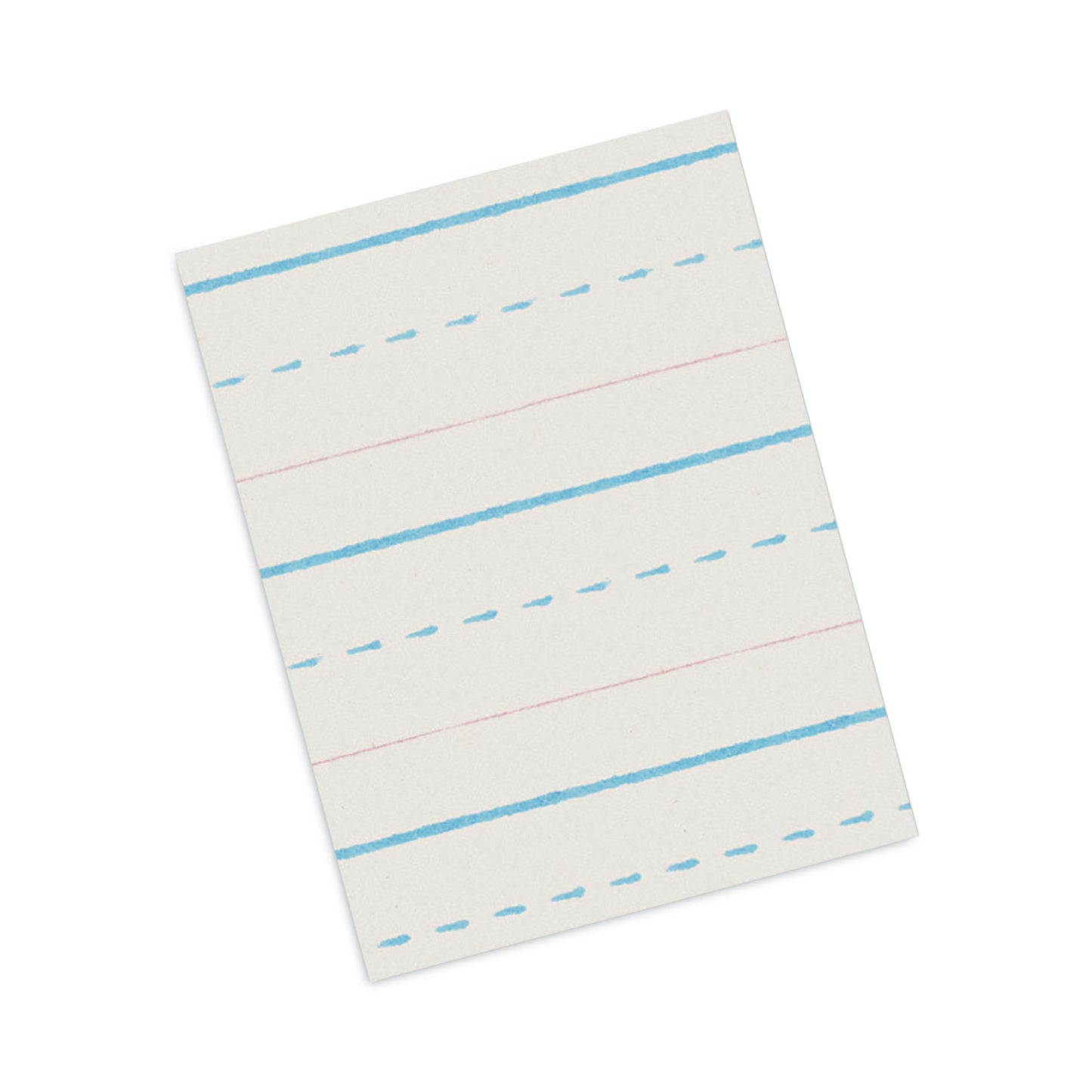 Multi-Program Handwriting Paper, 30 lb Bond Weight, 1/2" Long Rule, Two-Sided, 8 x 10.5, 500/Pack