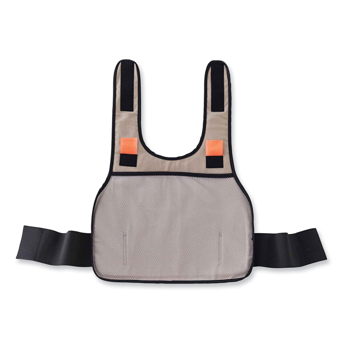 Chill-Its 6235 Standard Phase Change Cooling Vest, Cotton, Large/X-Large, Khaki