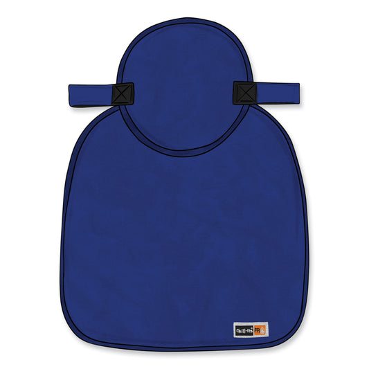 Chill-Its 6717FR FR Cooling Hard Hat Pad and Neck Shade, 12.5 x 9.75, Blue