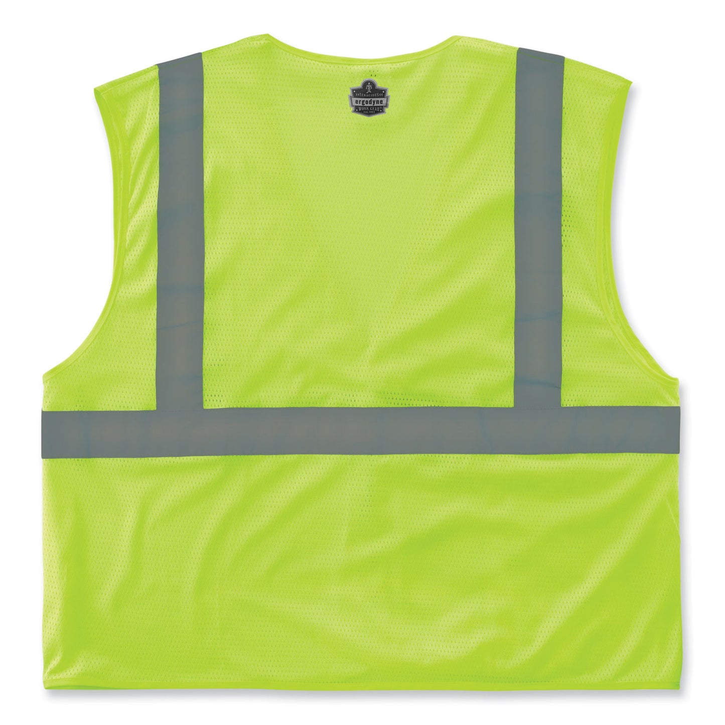 GloWear 8210HL-S Single Size Class 2 Economy Mesh Vest, Polyester, Medium, Lime