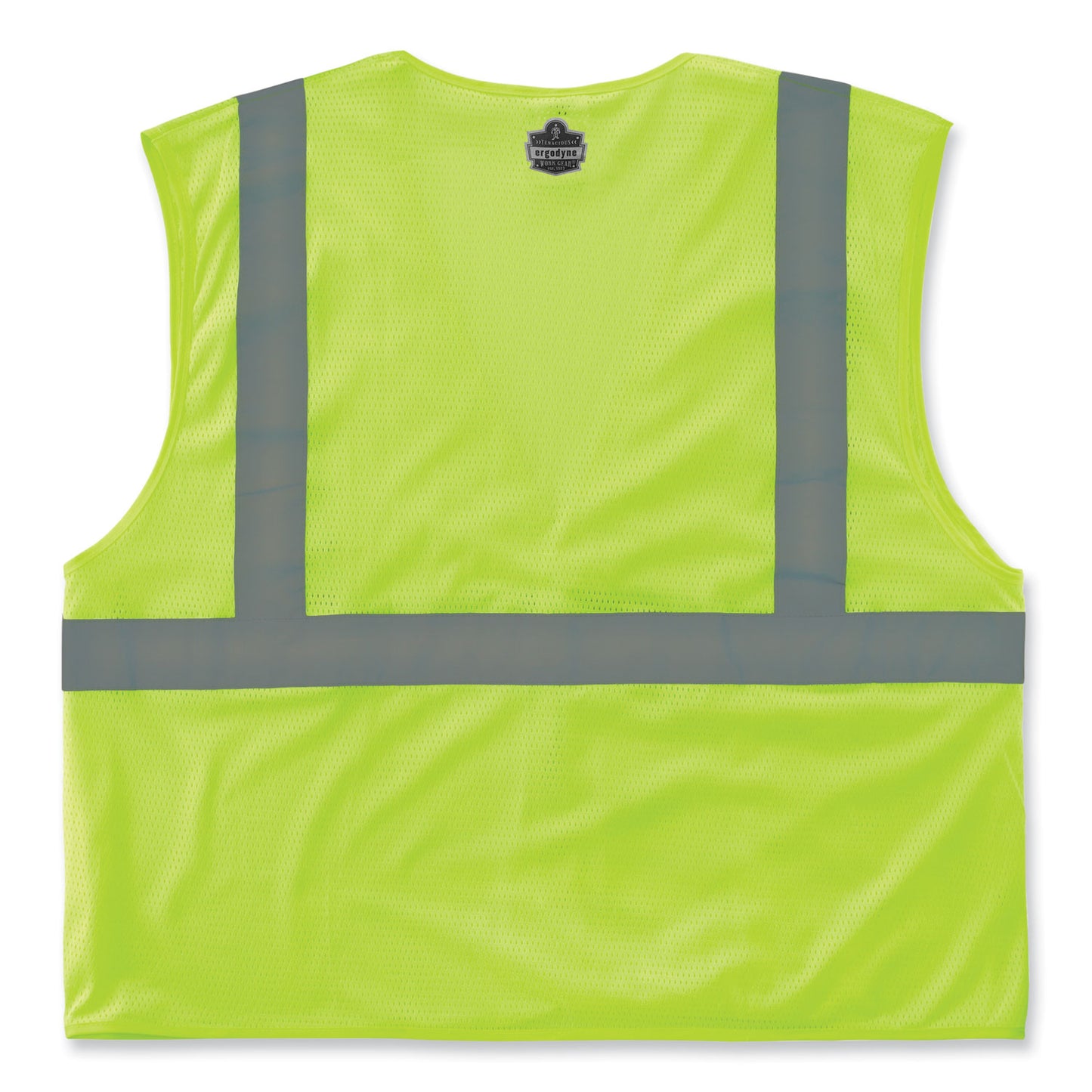 GloWear 8210HL-S Single Size Class 2 Economy Mesh Vest, Polyester, 3X-Large, Lime