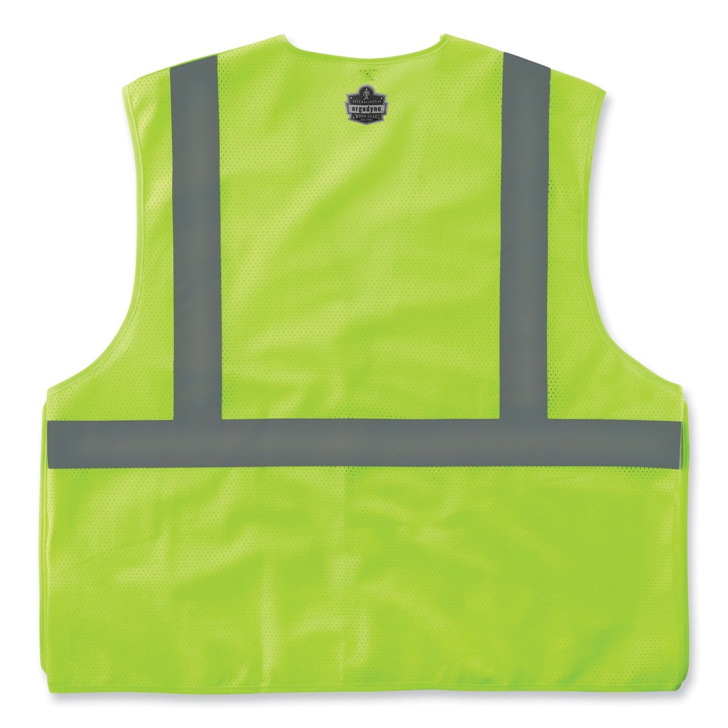 GloWear 8215BA-S Single Size Class 2 Economy Breakaway Mesh Vest, Polyester, 2X-Large, Lime