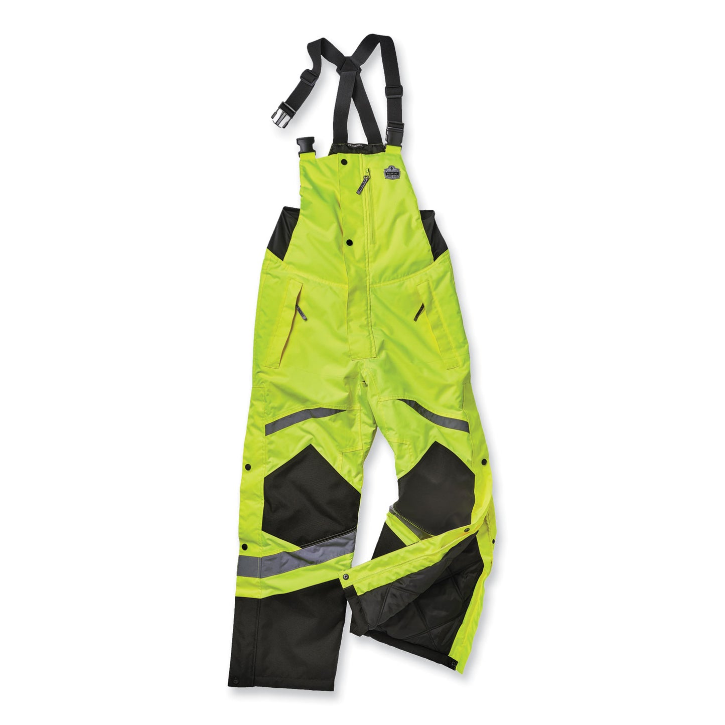 GloWear 8928 Class E Hi-Vis Insulated Bibs, X-Large, Lime