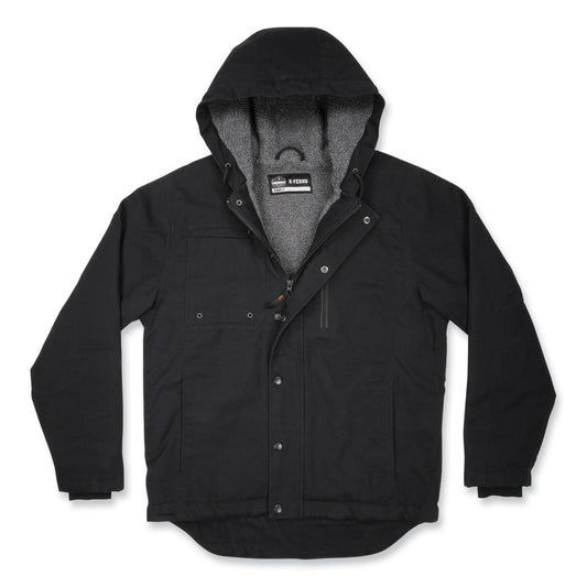 N-Ferno 6468 Duck Canvas Work Jacket, Large, Black