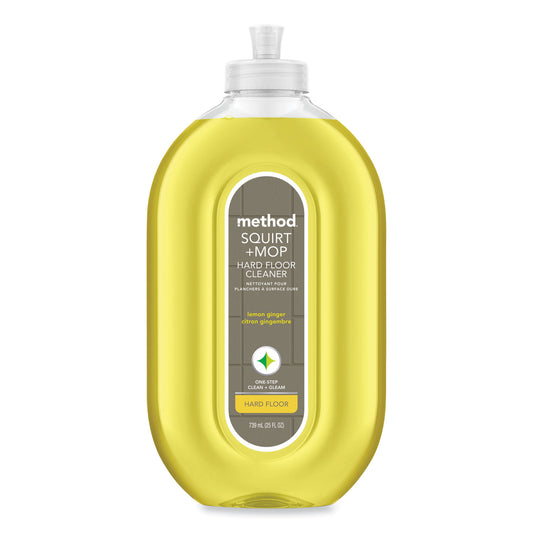 Squirt + Mop Hard Floor Cleaner, Lemon Ginger Scent, 25 oz Spray Bottle