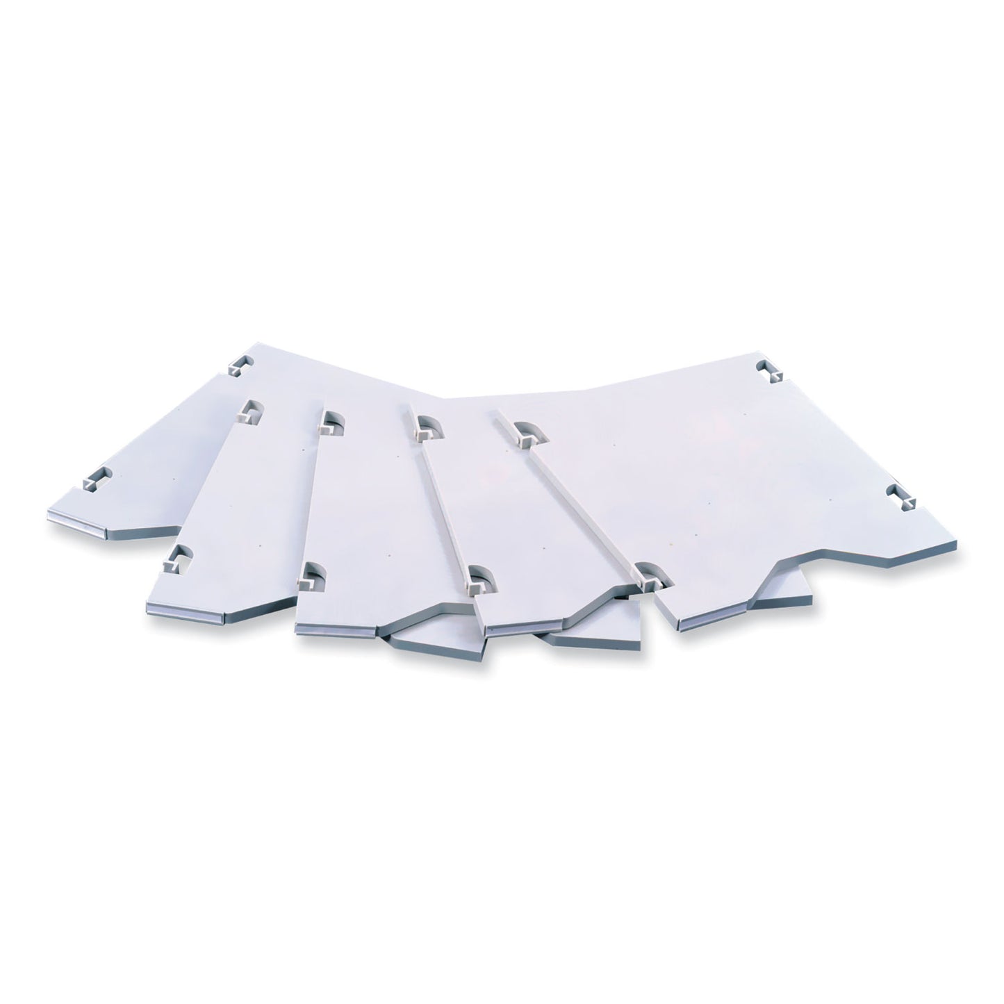 E-Z Sort Additional Mail Trays, 5 Shelves, 11 x 12.5 x 0.5, Gray