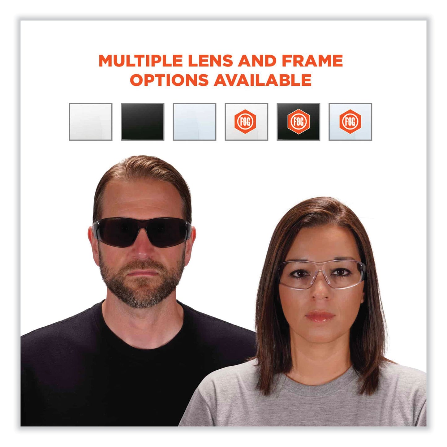 Skullerz Saga Frameless Safety Glasses, Fog-Off Technology, Frameless, Clear Single I/O Lens