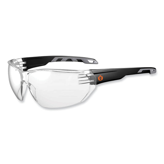 Skullerz Vali Frameless Safety Glasses, Fog-Off Technology, Frameless, Clear Single Lens