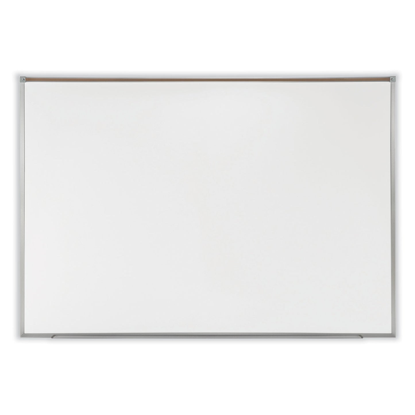 Proma Magnetic Porcelain Projection Whiteboard with Aluminum Frame, 48.5" x 36.5", White Surface, Satin Aluminum Frame
