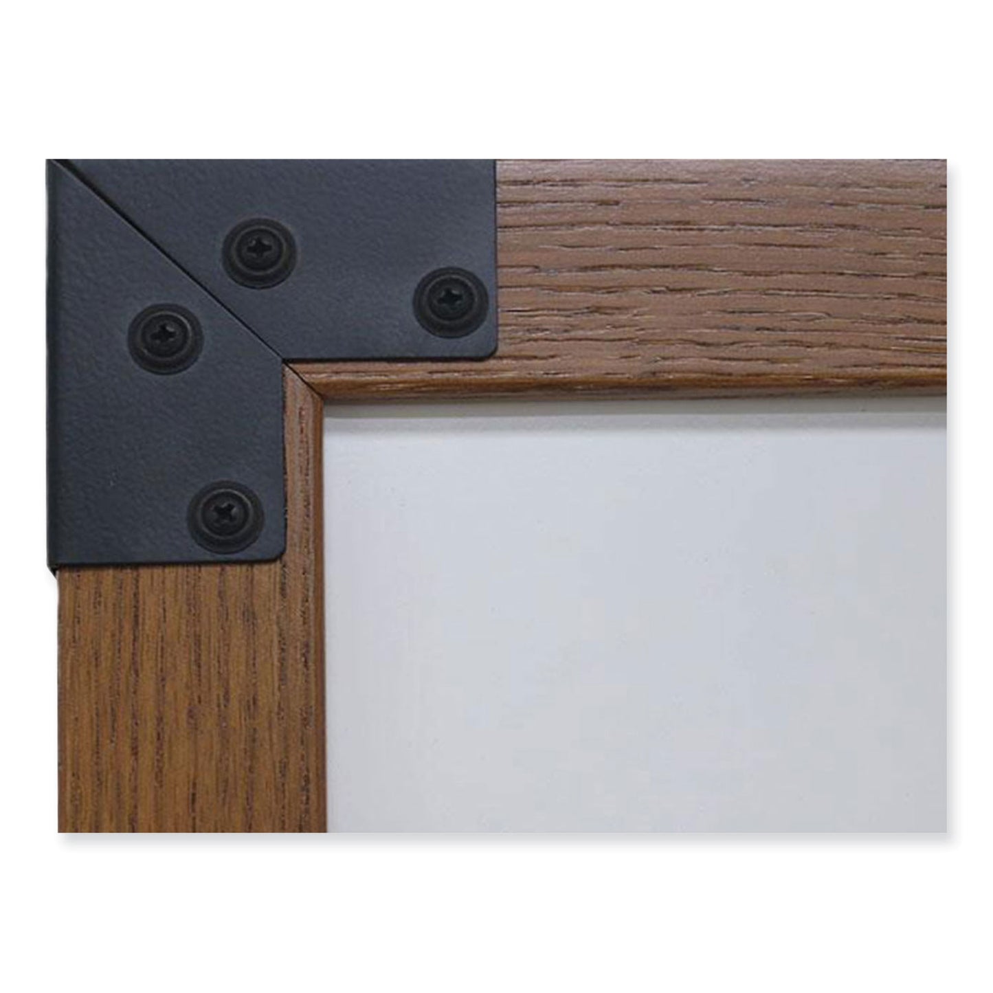 Prest Mobile Magnetic Whiteboard, 40.5" x 73.75", White Surface, Caramel Oak Finished Wood Frame