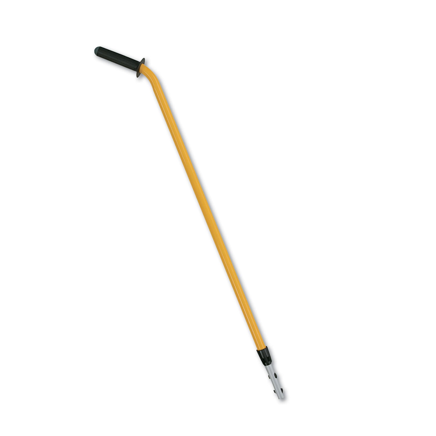 HYGEN Quick-Connect Ergo Adjustable Handle, 48" to 72", Black/Yellow