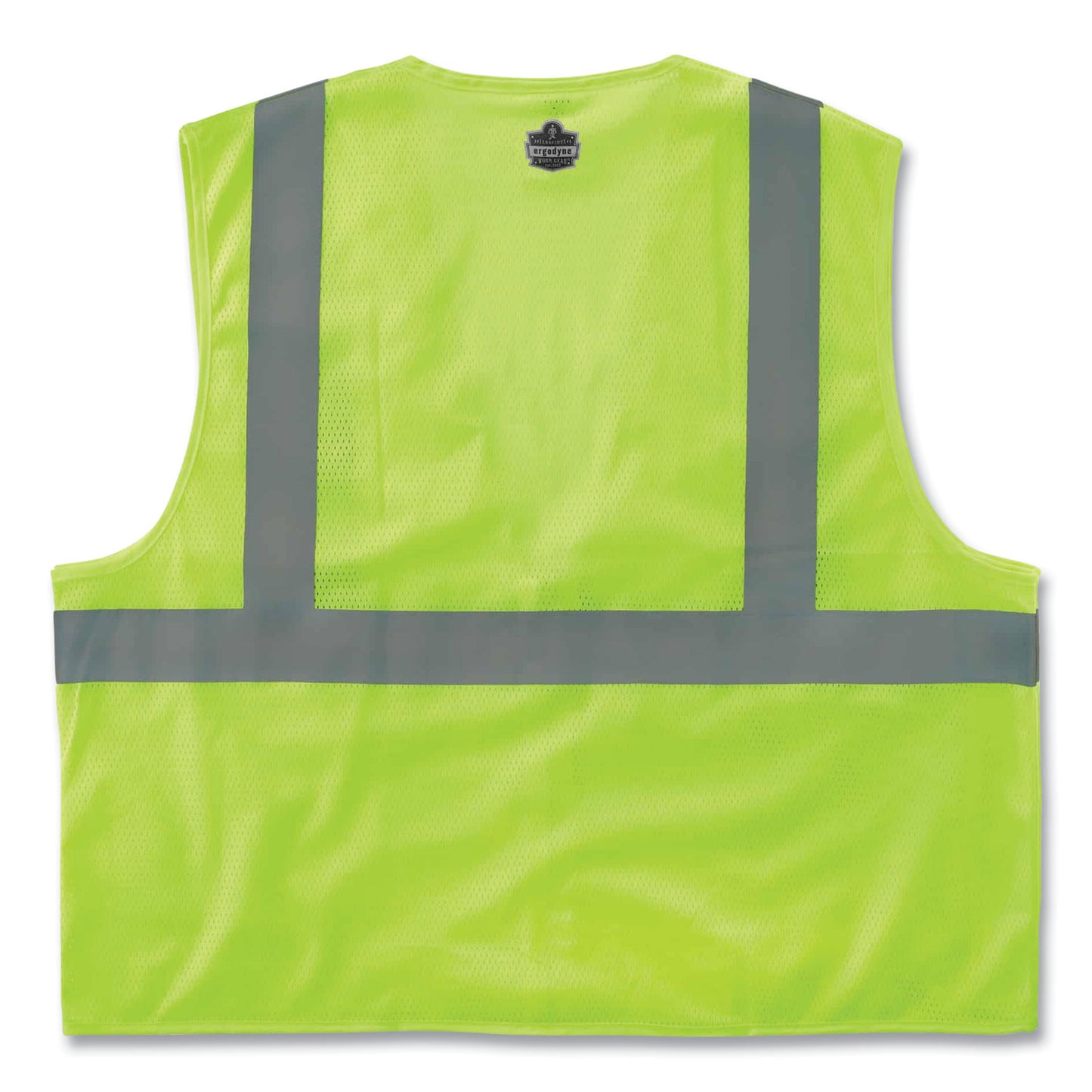 GloWear 8210Z Class 2 Economy Mesh Vest, Polyester, Lime, 4X-Large/5X-Large