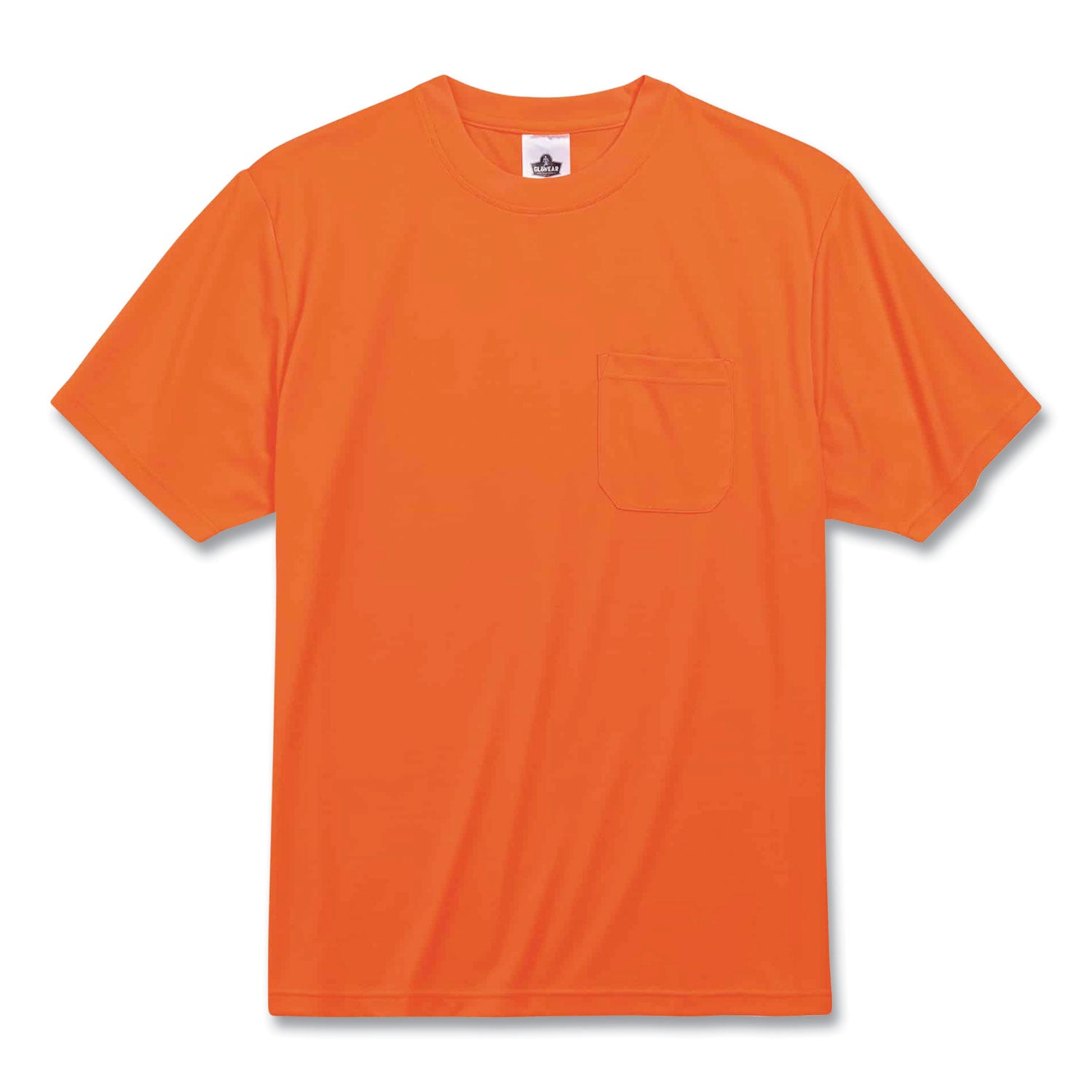 GloWear 8089 Non-Certified Hi-Vis T-Shirt, 4X-Large, Orange