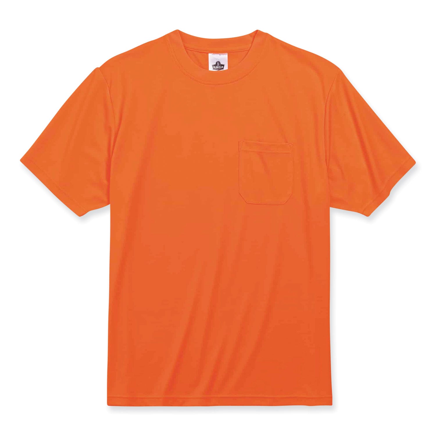 GloWear 8089 Non-Certified Hi-Vis T-Shirt, 5X-Large, Orange