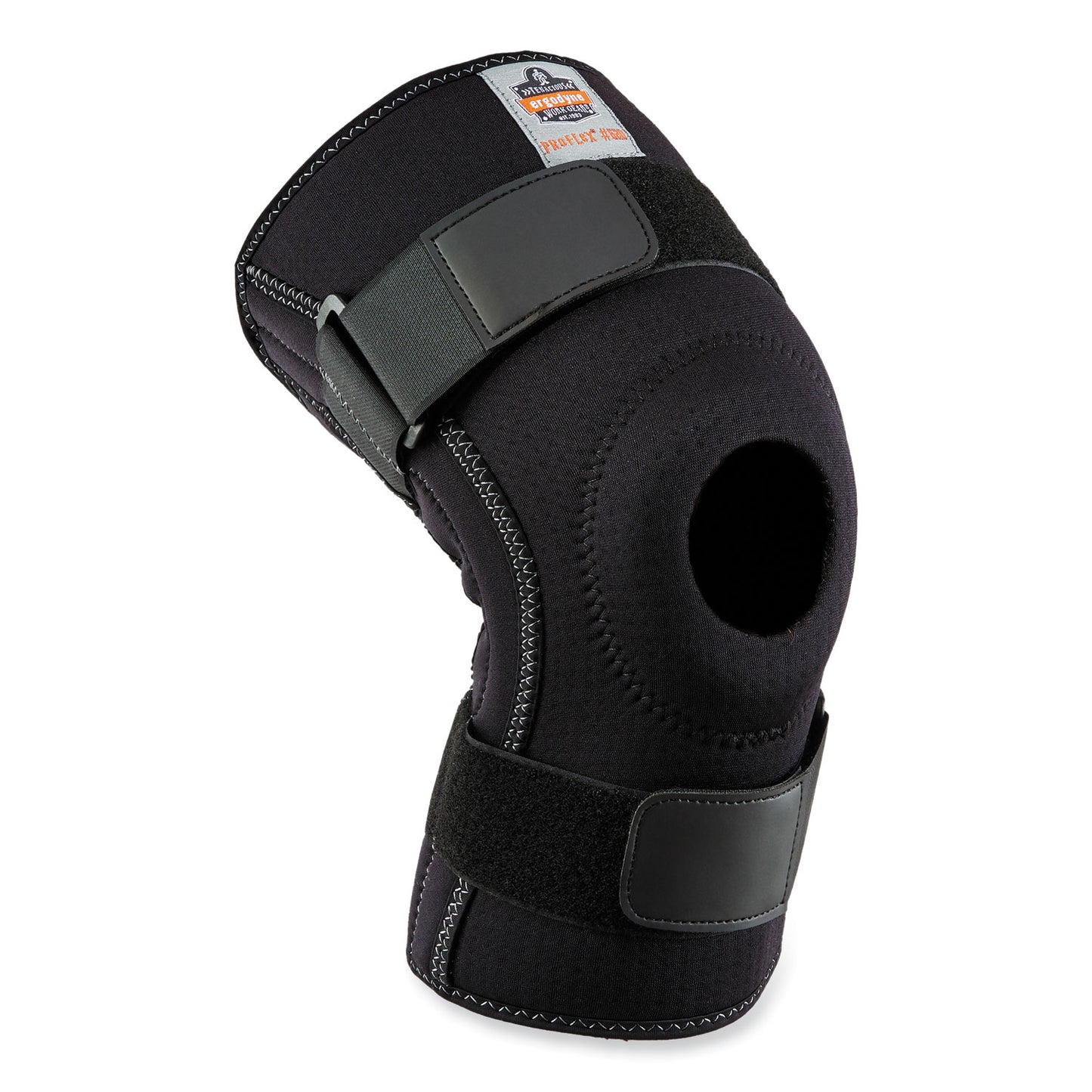 ProFlex 620 Open Patella Spiral Stays Knee Sleeve, Large, Black