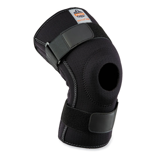 ProFlex 620 Open Patella Spiral Stays Knee Sleeve, Large, Black
