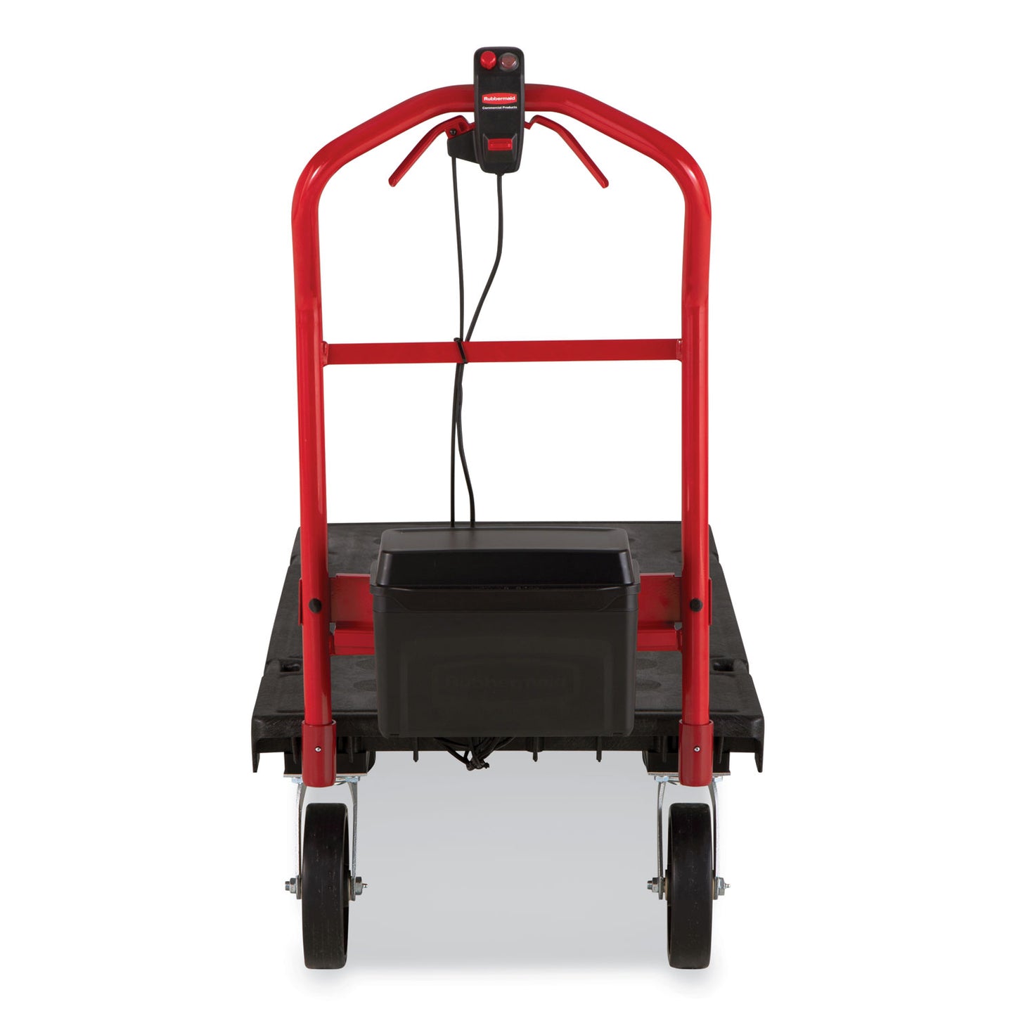 Motorized Kit For 24" X 48" Platform Trucks, Medium, Dc Motor, 60 V Lithium-Ion Battery, 0.5 Mph To 3 Mph, Black/red