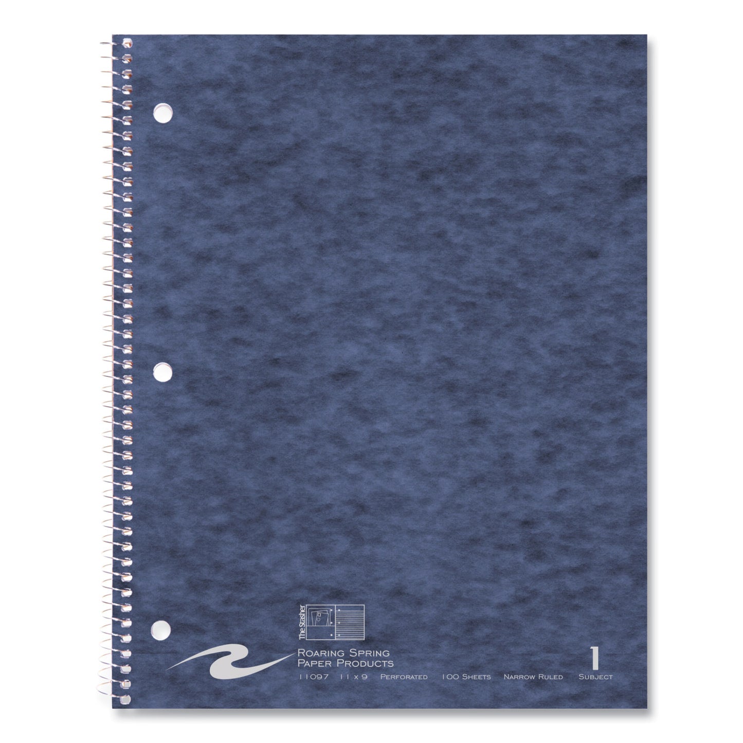 Stasher Subject Wirebound Notebooks, 1-Subject, Narrow Rule, Randomly Assorted Cover Colors, (100) 11 x 9 Sheets, 24/Carton