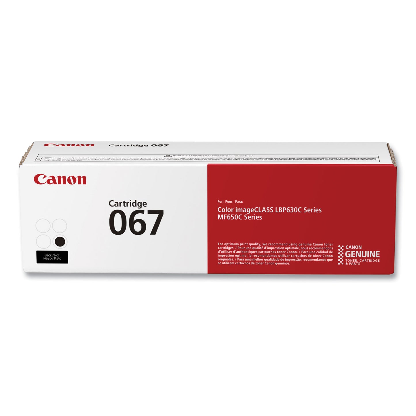 5102C001 (067) Toner, 1,350 Page-Yield, Black
