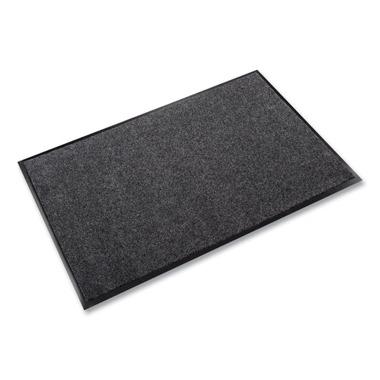 EcoStep Wiper Mat, Rectangular, Charcoal Gray Cut Pile Surface, 36" x 48"