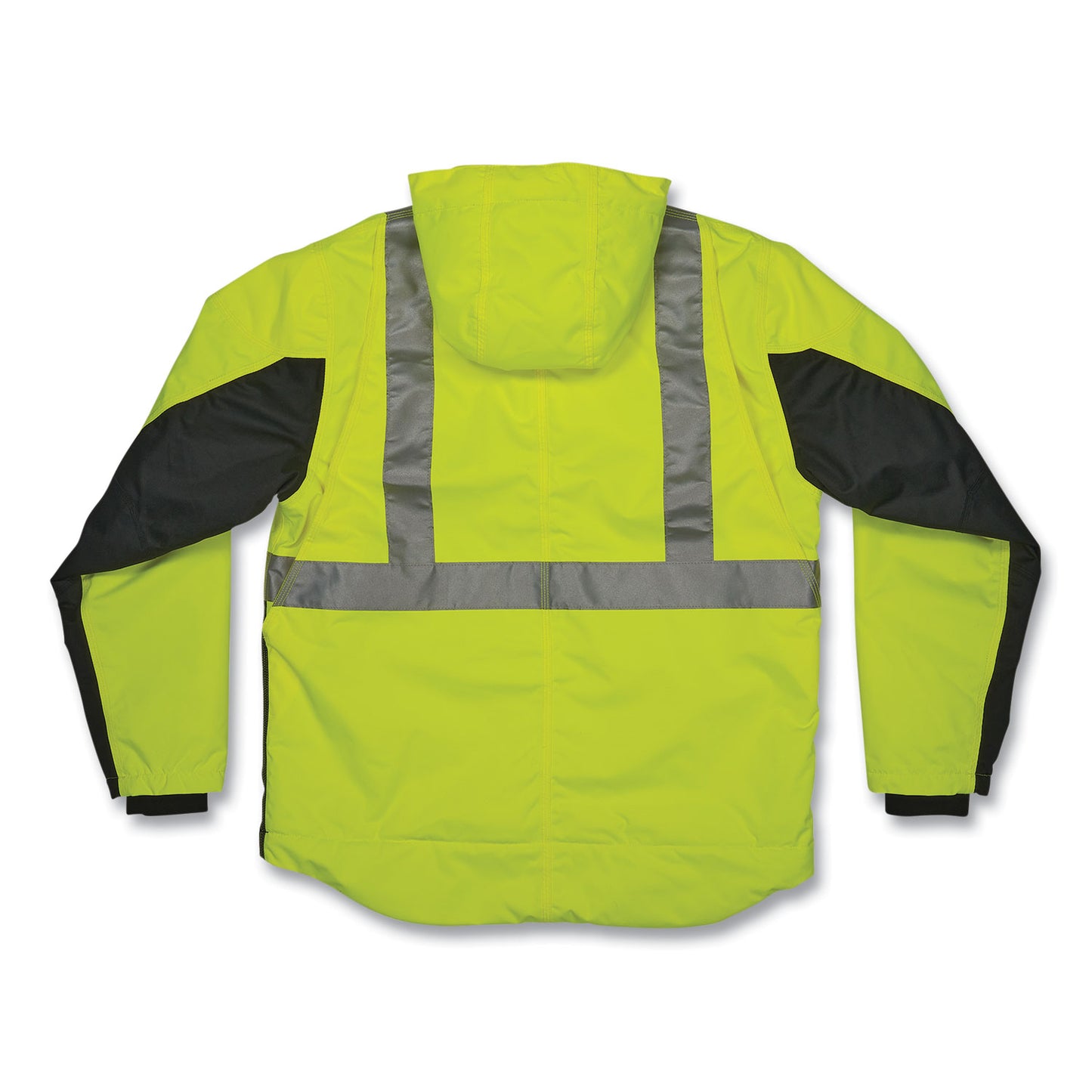 GloWear 8275 Class 2 Heavy-Duty Hi-Vis Workwear Sherpa Lined Jacket, 3X-Large, Lime