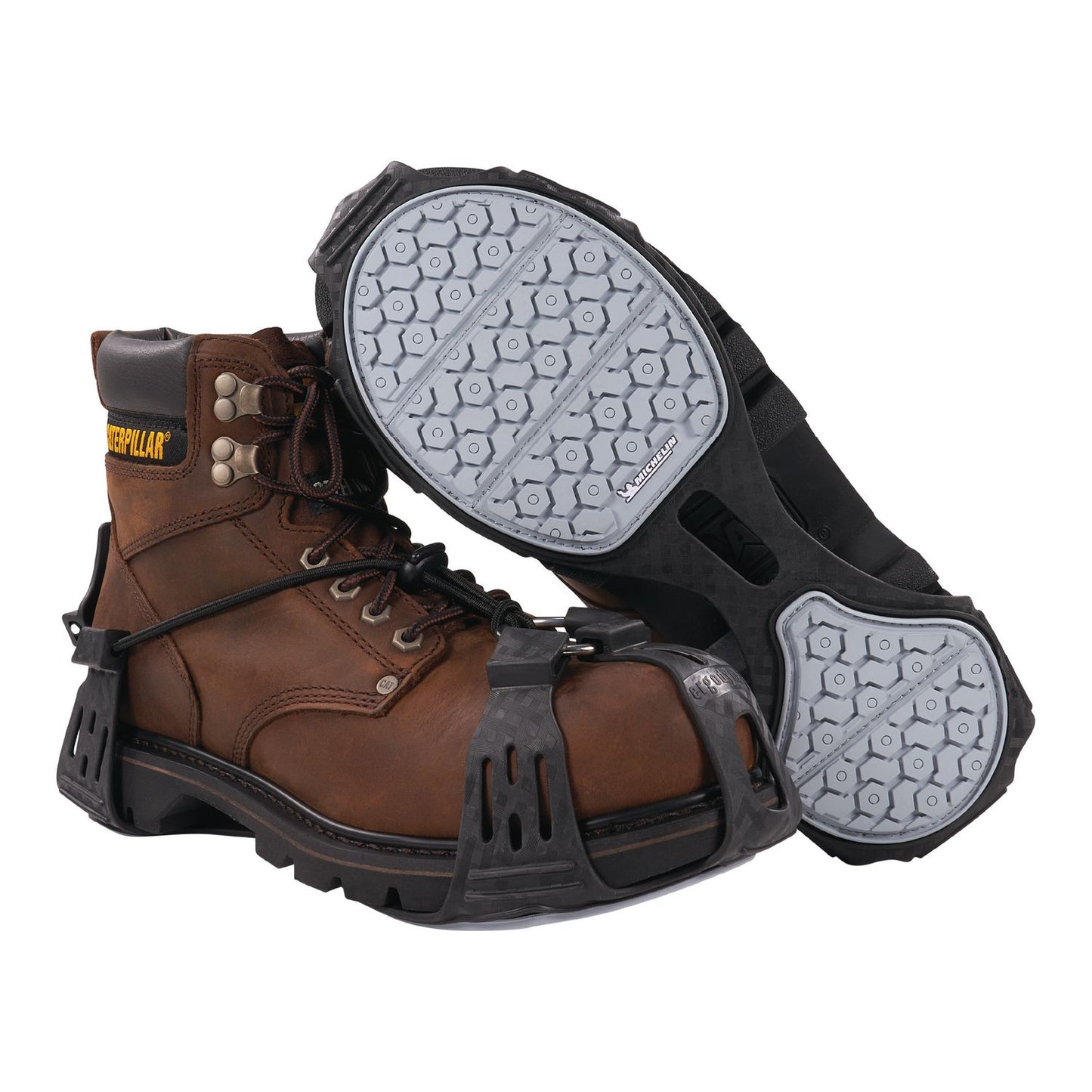TREX 6326 Spikeless Slip- and Oil-Resistant Traction Device, Medium (Men's Sizes 7.5 to 9), Black, Pair