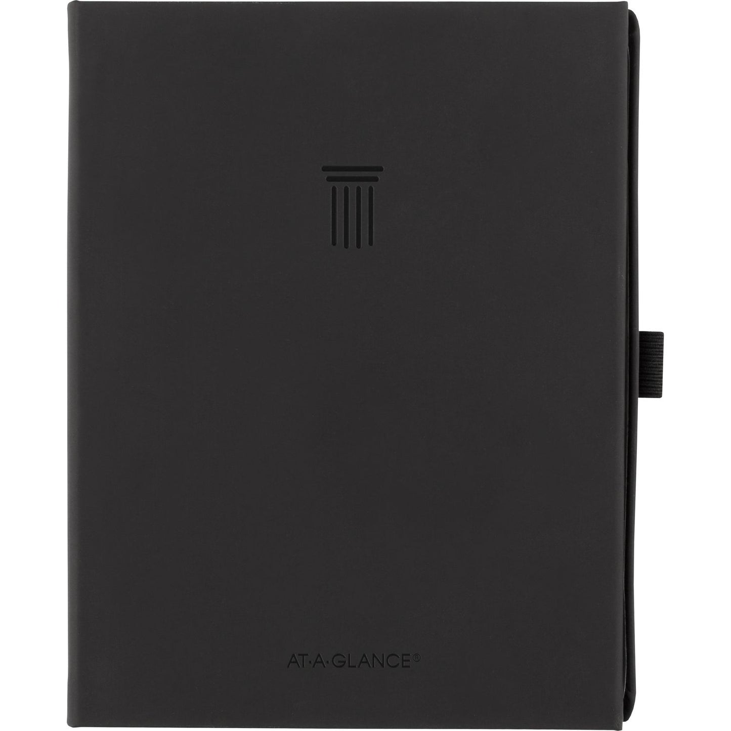 Foundation Undated Weekly/Monthly Planner, 8.5" x 6.75", Black Cover, 12-Month: Undated
