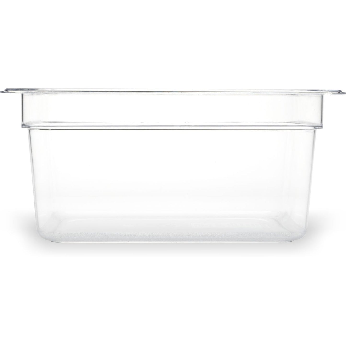 StorPlus Polycarbonate Food Pan, 8.7 qt, 10.38 x 12.75 x 6, Clear, Plastic