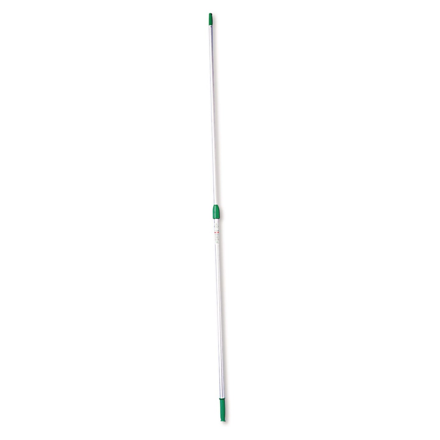 Opti-Loc Extension Pole, 8 Ft, Two Sections, Green/silver